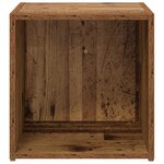 vidaXL Ensemble meuble TV 4 Pièces Bois Ancien 37 x 35 x 37 5 cm