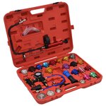 vidaXL Testeur de pression pour refroidissement et bouchon 28 pcs