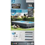 Intex Ensemble de piscine Ultra XTR Frame Rectangulaire 975x488x132 cm