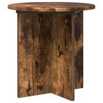 vidaXL Support de Plante 2 pièces Chêne fumé 40 x 40 x 40 cm