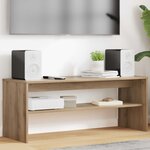 vidaXL Meuble TV Chêne artisanal 100 x 35 x 40 cm Bois d'ingénierie