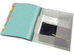 Trieur Colour'Ice A4 PP 12 compartiments 3 rabats Transparent ESSELTE
