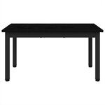 vidaXL Table basse Chêne noir 70 x 50 x 36 cm Bois d'ingénierie