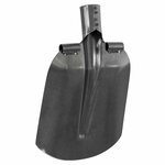 vidaXL Tête de pelle 4 Pièces Argent 33 x 21 cm Acier enduit de poudre