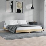 vidaXL Cadre de lit sans matelas chêne sonoma 140x200 cm