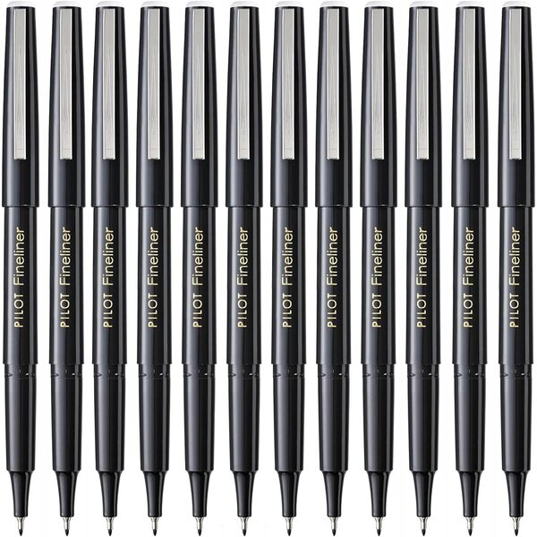 Feutre extra fin Fineliner extra fin 0 4 mm noir x 12 PILOT