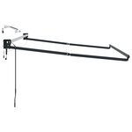 vidaXL Cadre de store rétractable électrique Anthracite 3 5 x 2 m