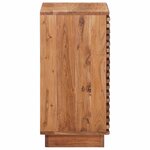 vidaXL Table de chevet faite main Marron Teck 40 x 30 x 60 cm