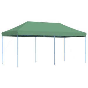 vidaXL Tente de fête 292 x 580 x 315 cm Vert Tissu Oxford