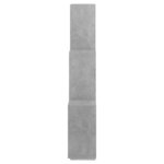 vidaXL Étagère murale cube Gris béton 78x15x93 cm Bois d’ingénierie