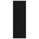 vidaXL Ensemble meuble TV Montage mural Chêne noir 37 x 37 x 107 cm