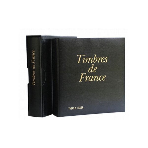 Album à anneaux Futura France Yvert et Tellier avec étui de protection. Marquage - Marqué IV