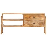 vidaXL Meuble TV 97 x 35 x 47 cm Bois de manguier massif