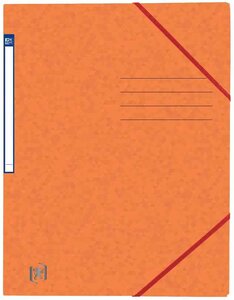 Chemise à élastique Top File+, A4, orange OXFORD