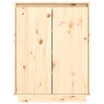 vidaXL Armoire à chaussures 60x35x80 cm Bois de pin massif