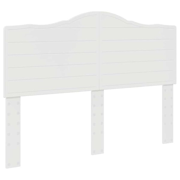 vidaXL Tête de lit Blanc Brillant 160 cm Bois d'ingénierie