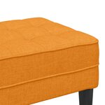 Banc vidaXL Jaune foncé 113x57x39 cm en tissu