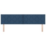 Tête de Lit LED vidaXL Design Blocs de Diamant Bleu 180 cm Tissu