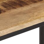 vidaXL Table console 70x35x70 cm bois de manguier massif brut