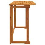 vidaXL Table de bistro 90x50x75 cm Bois d'acacia massif