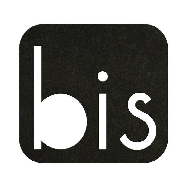 BIS Béton Noir - numéro adhésif pour boîtes aux lettres- Vinyle épais texturé  hauteur 50 mm.