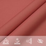 vidaXL Voile d'ombre Terre cuite 6 x 2 5 m 100   polyester Oxford