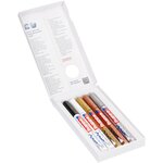 Marqueur Peinture brillante 753 Etui de 5 Assorti 1-2 5 mm EDDING