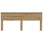 vidaXL Tête de lit Chêne artisanal 200 cm Bois d'ingénierie