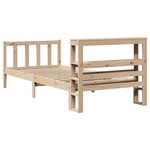 vidaXL Cadre de lit sans matelas 90x190 cm bois de pin massif