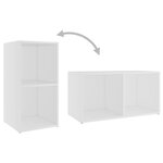 vidaXL Meubles TV 4 Pièces Blanc 72x35x36 5 cm Bois d'ingénierie