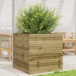 vidaXL Jardinière 70x70x68 5 cm bois de pin imprégné