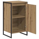 vidaXL Buffet Chêne artisan 43 x 36 x 75 5 cm Bois d'ingénierie