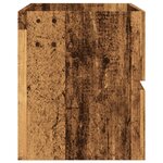 vidaXL Armoire lavabo vieux bois 100x38 5x45 cm bois d'ingénierie
