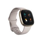 FITBIT - Montre connectée Sense Lunar - Blanc