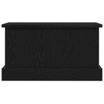 vidaXL Boîte de Rangement Chêne noir 50 x 30 x 28 cm Bois d'ingénierie