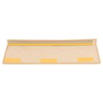 vidaXL Tapis d'escalier autocollants 15 Pièces 65x21x4 cm Beige clair