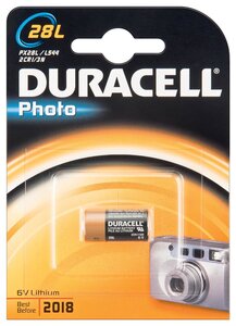 Blister de 1 Pile lithium 'Photo' 28L (2CR1/3N/Px28L) DURACELL