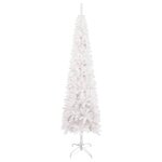 vidaXL Sapin de Noël étroit Blanc 240 cm