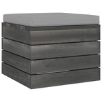 Vidaxl salon palette de jardin 5 pièces avec coussins bois de pin massif