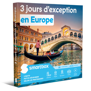 SMARTBOX - Coffret Cadeau 3 jours d'exception en Europe -  Séjour