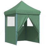 vidaXL Tente de fête 200 x 200 x 306 cm Vert Tissu Oxford