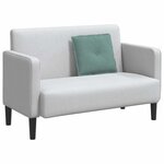 vidaXL Coussin de Dos Vert Mer 50 x 45 cm Tissu en velours côtelé