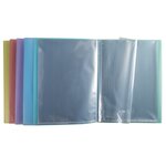 Protège-documents en polypropylène semi rigide Chromaline Pastel 80 vues - A4 - Corail EXACOMPTA