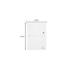 Paquet De 100 Chemises À Fenêtre Super 160g/m2 - 22x31cm - Blanc - Exacompta
