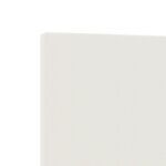 Tête de lit vidaXL Design Simple Crème 100 cm Tissu Côtelé