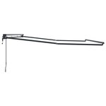 vidaXL Cadre de store rétractable électrique Anthracite 5 × 3 5 m