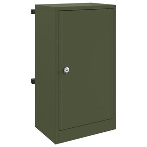 vidaXL boîte aux lettres Vert olive 30 x 23 x 55 cm Acier