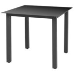 vidaXL Ensemble à manger de jardin et coussins 5 Pièces Poly rotin Marron
