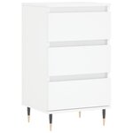 vidaXL Buffet blanc 40x35x70 cm bois d’ingénierie