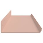 vidaXL Étagère flottante 4 Pièces Rose 100 x 9 x 2 5 cm Acier